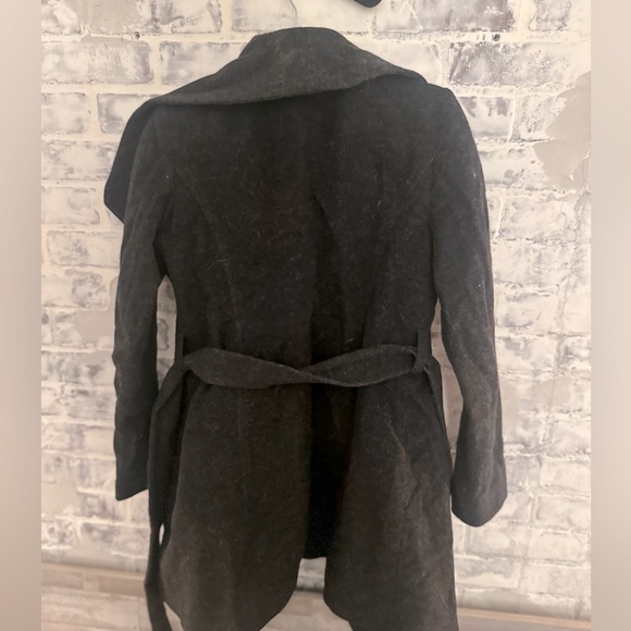 Michael Kors Charcoal Belted Wool Coat + FREE scarf - Picture 6 of 10